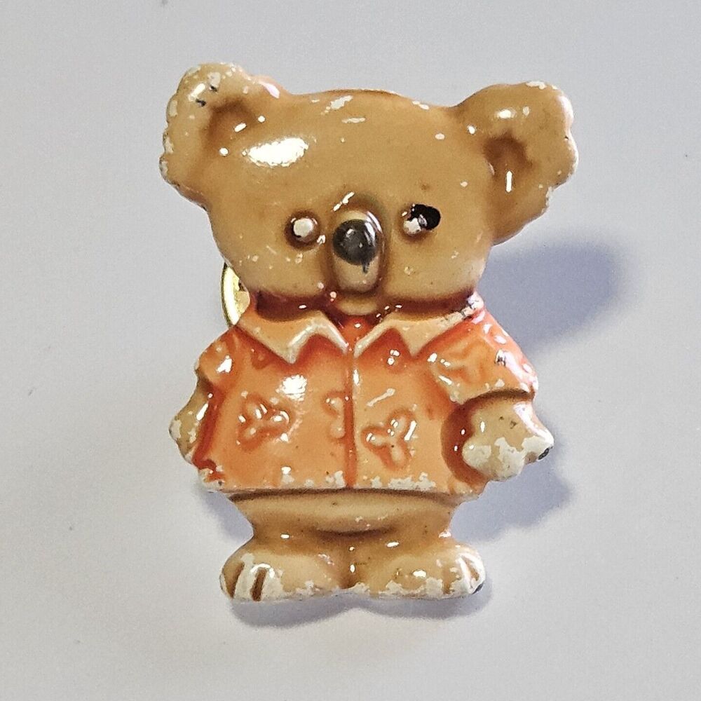 **Last Chance!! Final Sale** Jj Vintage Koala In A Coat Pin